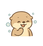 かわいいカワウソの毎日きもち（個別スタンプ：8）