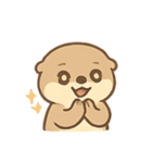 かわいいカワウソの毎日きもち（個別スタンプ：13）