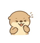 かわいいカワウソの毎日きもち（個別スタンプ：16）