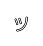 手描きへた字カタカナ50音 (ア～ハ Ver.)（個別スタンプ：18）