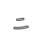 手描きへた字カタカナ50音 (ア～ハ Ver.)（個別スタンプ：22）