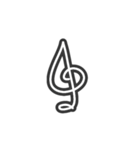 手描きへた字カタカナ50音 (ア～ハ Ver.)（個別スタンプ：34）
