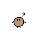 小さいまん丸チョコ（個別スタンプ：1）
