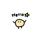 小さいまん丸チョコ（個別スタンプ：3）