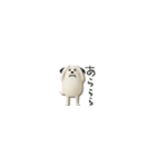 mottoの小さな3D犬♡ベーシック（個別スタンプ：24）