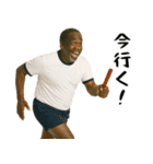 秋を感じる黒人（個別スタンプ：15）