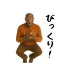 秋を感じる黒人（個別スタンプ：21）