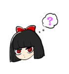 感情表現が苦手な女の子（個別スタンプ：5）
