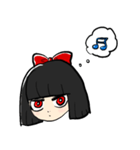 感情表現が苦手な女の子（個別スタンプ：6）