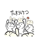あたまのわるいひとびと（個別スタンプ：34）