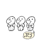 あたまのわるいひとびと（個別スタンプ：35）