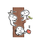 あたまのわるいひとびと（個別スタンプ：38）