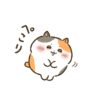 ストレス社会を生きるシュールな三毛猫さん（個別スタンプ：3）