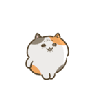 ストレス社会を生きるシュールな三毛猫さん（個別スタンプ：4）