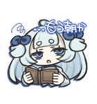 ダウナーなミニキャラスタンプ2（個別スタンプ：1）