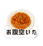 書き込める♥カフェごはんフレーム（個別スタンプ：10）