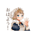 クラシカルメイドの秋★レトロ気分（個別スタンプ：2）