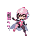 決めポーズ！戦隊ヒーロースタンプ（個別スタンプ：5）