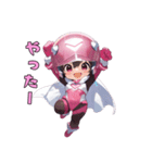 決めポーズ！戦隊ヒーロースタンプ（個別スタンプ：12）
