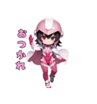 決めポーズ！戦隊ヒーロースタンプ（個別スタンプ：13）