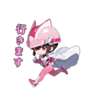 決めポーズ！戦隊ヒーロースタンプ（個別スタンプ：27）