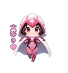 決めポーズ！戦隊ヒーロースタンプ（個別スタンプ：37）