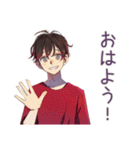 無難な男性の当たり障りない敬語（個別スタンプ：2）