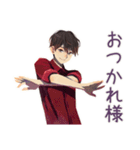 無難な男性の当たり障りない敬語（個別スタンプ：7）