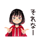 ダウナー女子★グルチャ省エネ返信（個別スタンプ：14）