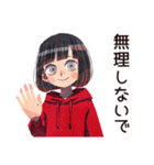 ダウナー女子★グルチャ省エネ返信（個別スタンプ：20）