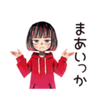 ダウナー女子★グルチャ省エネ返信（個別スタンプ：25）
