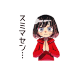 ダウナー女子★グルチャ省エネ返信（個別スタンプ：36）
