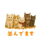 おでかけ・待ち合わせに便利 白猫スタンプ（個別スタンプ：18）