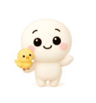 【るるものやさしいじかん♡】 毎日編  ④（個別スタンプ：3）