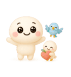 【るるものやさしいじかん♡】 毎日編  ④（個別スタンプ：26）