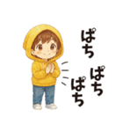 秋冬まっちゃんのシンプルな言葉（個別スタンプ：17）