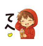 秋冬まっちゃんのシンプルな言葉（個別スタンプ：19）