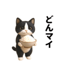 ハチワレ猫のダジャレ地獄（個別スタンプ：9）