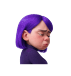 紫髪の女の子 (NT)（個別スタンプ：9）