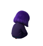 紫髪の女の子 (NT)（個別スタンプ：14）