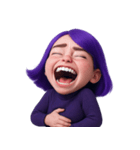 紫髪の女の子 (NT)（個別スタンプ：33）