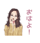 メガネガールの秋★普段使い（個別スタンプ：2）