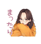 メガネガールの秋★普段使い（個別スタンプ：13）