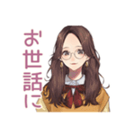 メガネガールの秋★普段使い（個別スタンプ：31）