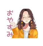 メガネガールの秋★普段使い（個別スタンプ：37）