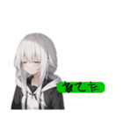 引きこもり系黒パーカー！ニートめんへら鬱（個別スタンプ：12）