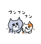 ごろごろしてる灰色キャット（個別スタンプ：15）