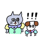 ごろごろしてる灰色キャット（個別スタンプ：18）