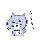 ごろごろしてる灰色キャット（個別スタンプ：21）