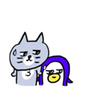 ごろごろしてる灰色キャット（個別スタンプ：39）
